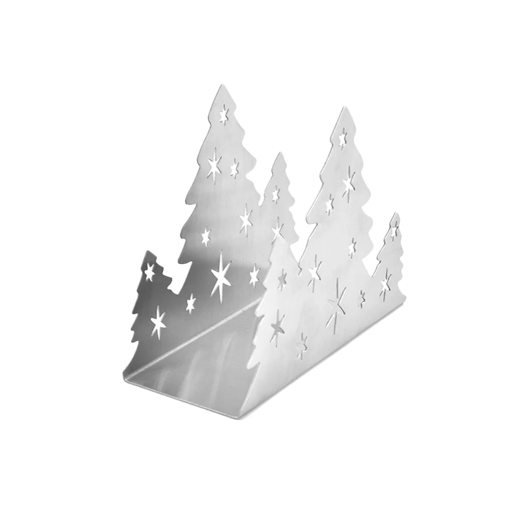 

1PC Christmas Napkin Holder Decorative Flat Napkin Dispenser Tissue Holder for Party Home