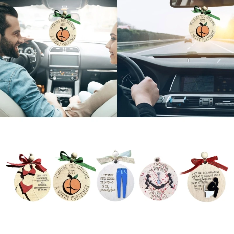 

Fashion Pendant Christmas Hanger Decor Auto Rearview Mirror Hanging Decoration