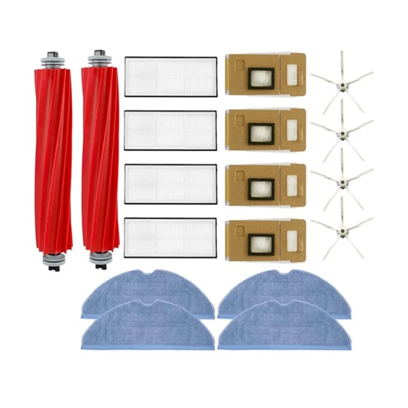 

1Set Main Brush Side Brush Hepa Filter Mop Cloth For Xiaomi Roborock S7 T7S T7S PLUS Vacuum Cleaner Spare Parts
