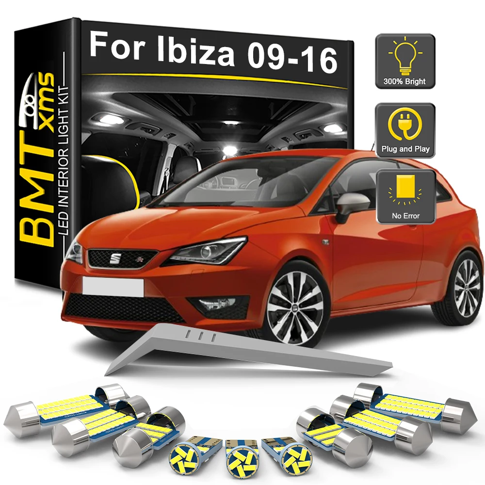 BMTxms 14 шт. Φ внутренняя лампа в комплекте для Seat Ibiza 6J 6P 2009 2010 2011 2012 2013 2015 2014