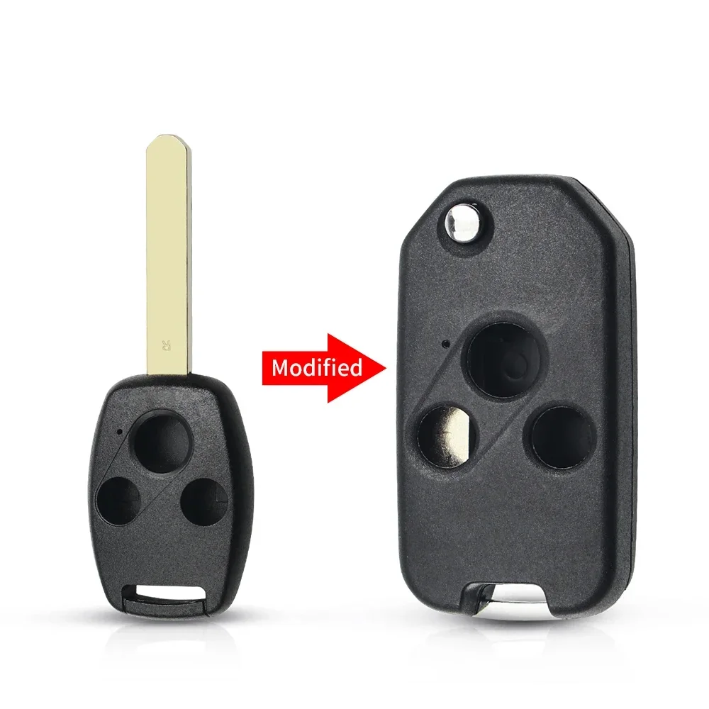 

Модифицированный Чехол Для Ключей От Машины KEYYOU Для Honda Fit CRV Civic 2009 Версии Ridgeline HRV Jazz Accord 2008