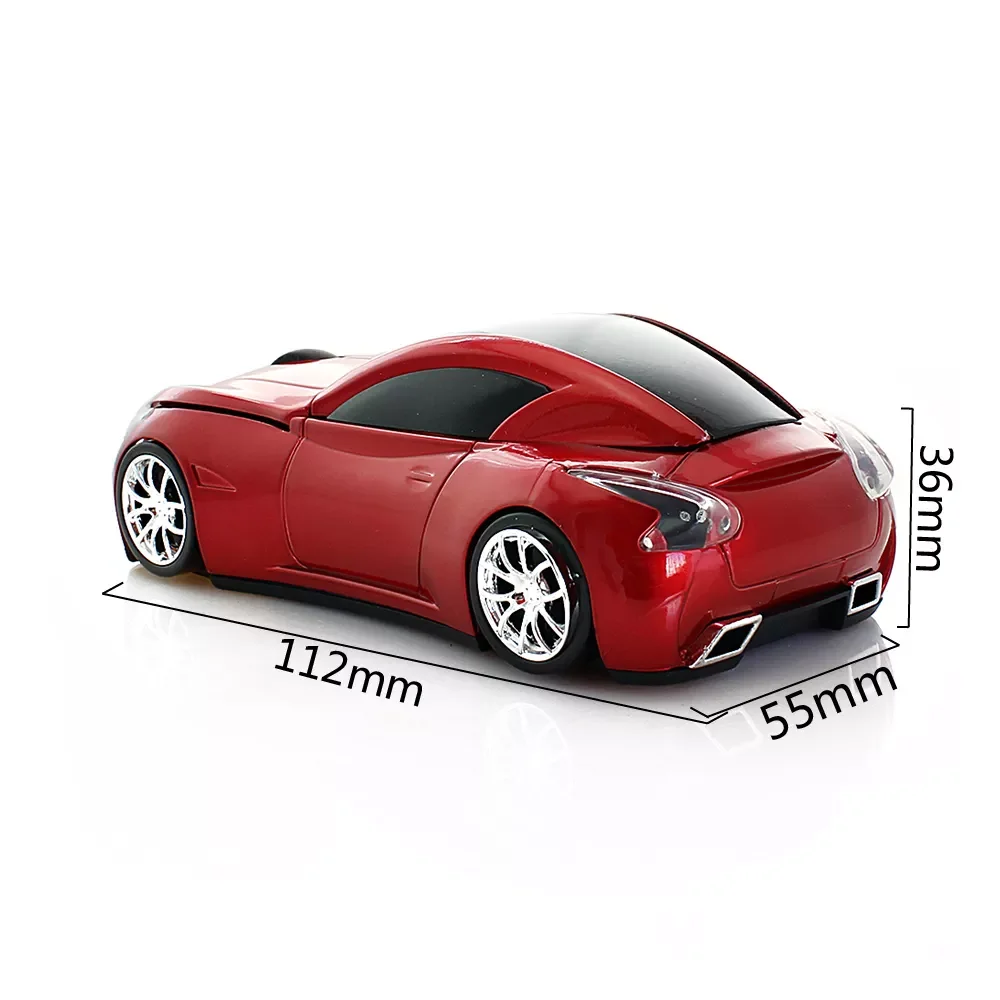 

Wireless Gaming Mouse Car Gamer Mice With USB Receiver LED Light 1600 DPI Optical RGB 3D Mini Mause For Laptop PC Kid