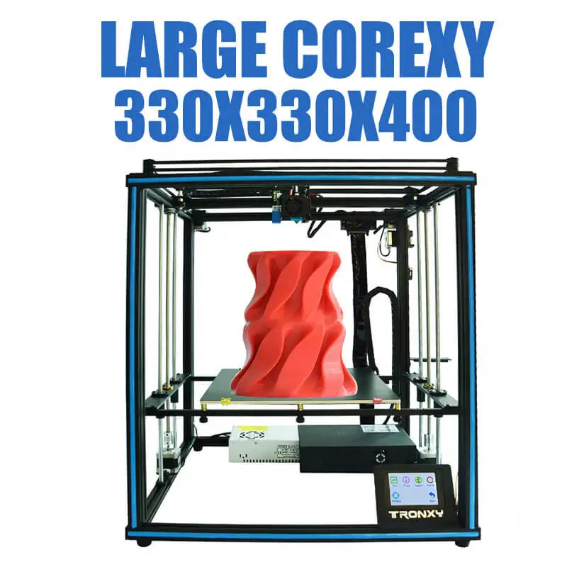 

Tronxy X5SA PRO 400 2E CoreXY DIY 3D Printer Dual Color with OSG Double Axis External Guide Rail Titan Extruder Impressora 3D