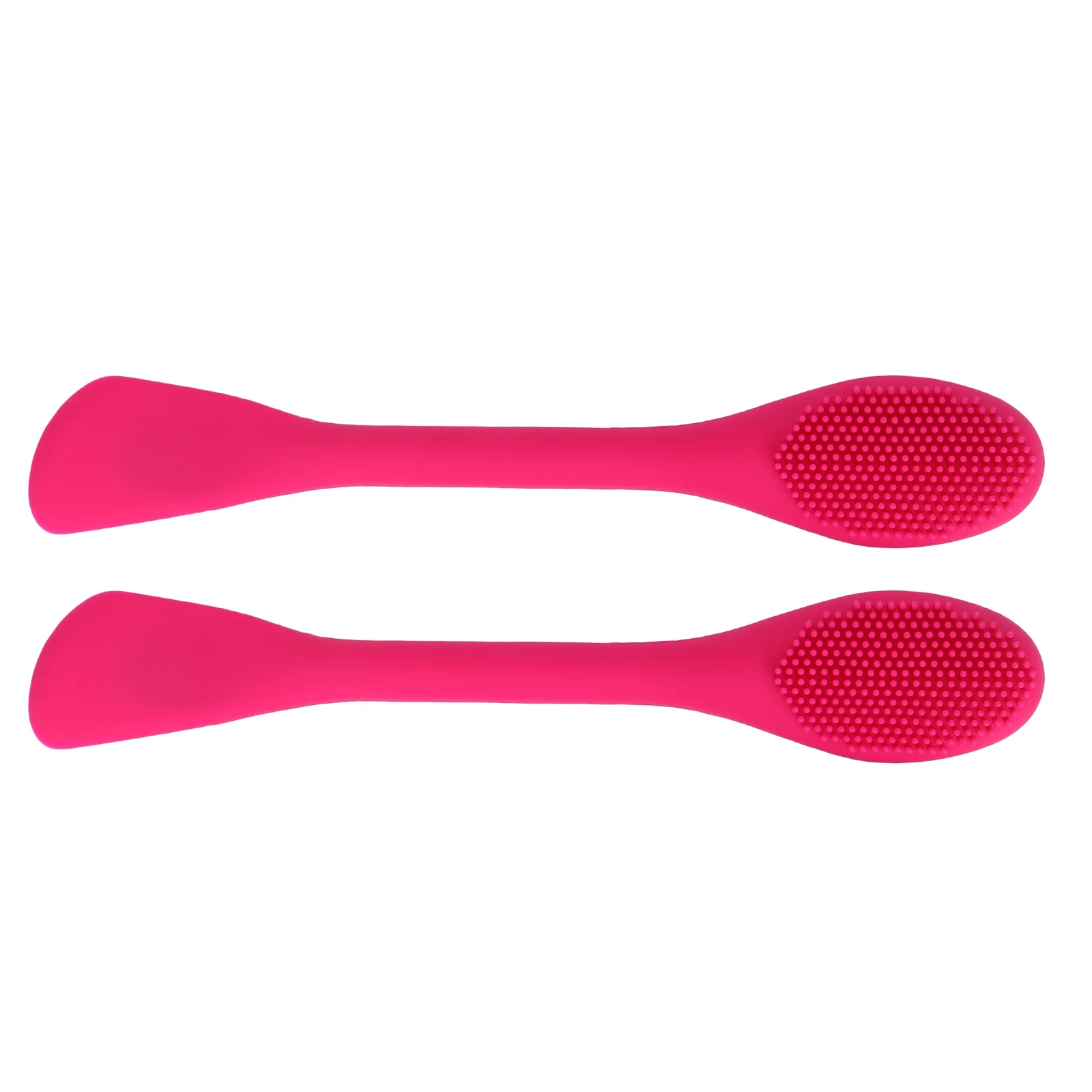 

2pcs Facial Brushes Mud Mask Brush Silicone Facial Silicone Facial Double-Ended Mask Brush