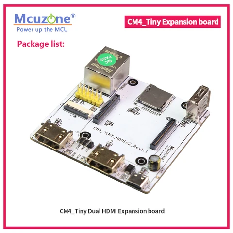 Плата расширения RPi cm4 _ tiny, вычислительный модуль 4, HDMI,Giga Ethernet, камера, USB,Raspberry Pi, ТВ-плеер KODI KALI Ubuntu