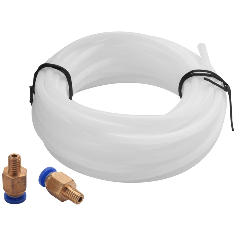 

5 Meters PTFE PTFE Bowden Tube With 2PCS PC4-M6 Fitting For 1.75Mm Filament Creality 3D Printer Bowden Hotend