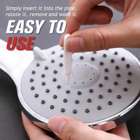 10pcsset shower head brush washing anti clogging small brush pore gap brush for kitchen toilet phone hole