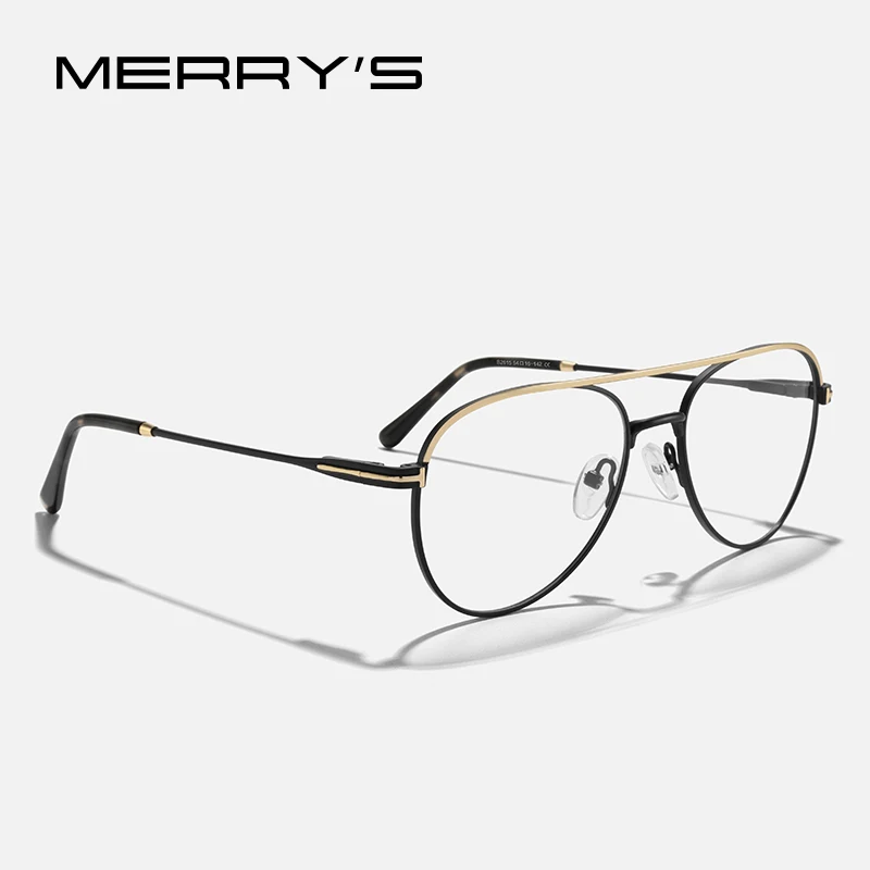 Мужские очки-авиаторы с оправой из титанового сплава