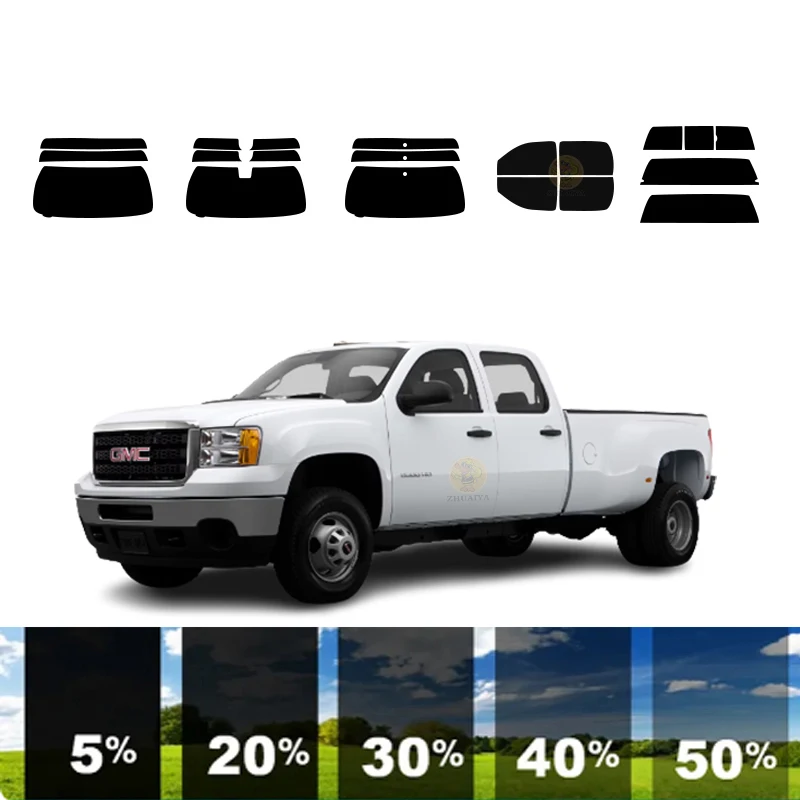 Предварительно вырезанная съемная тонировочная пленка для окон автомобиля 100%