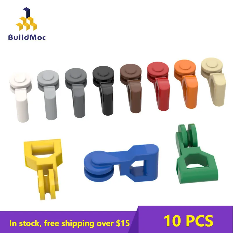 

10PCS MOC Assembles Particles 30229 Handheld Pulley Building Blocks Parts DIY electric Educational Classic Brands gift Toy