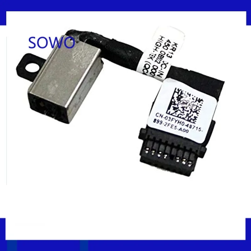 Разъем питания постоянного тока с разъемом для кабеля Dell Inspiron 13 7370 7373 3FYH0 03FYH0 450.0B502