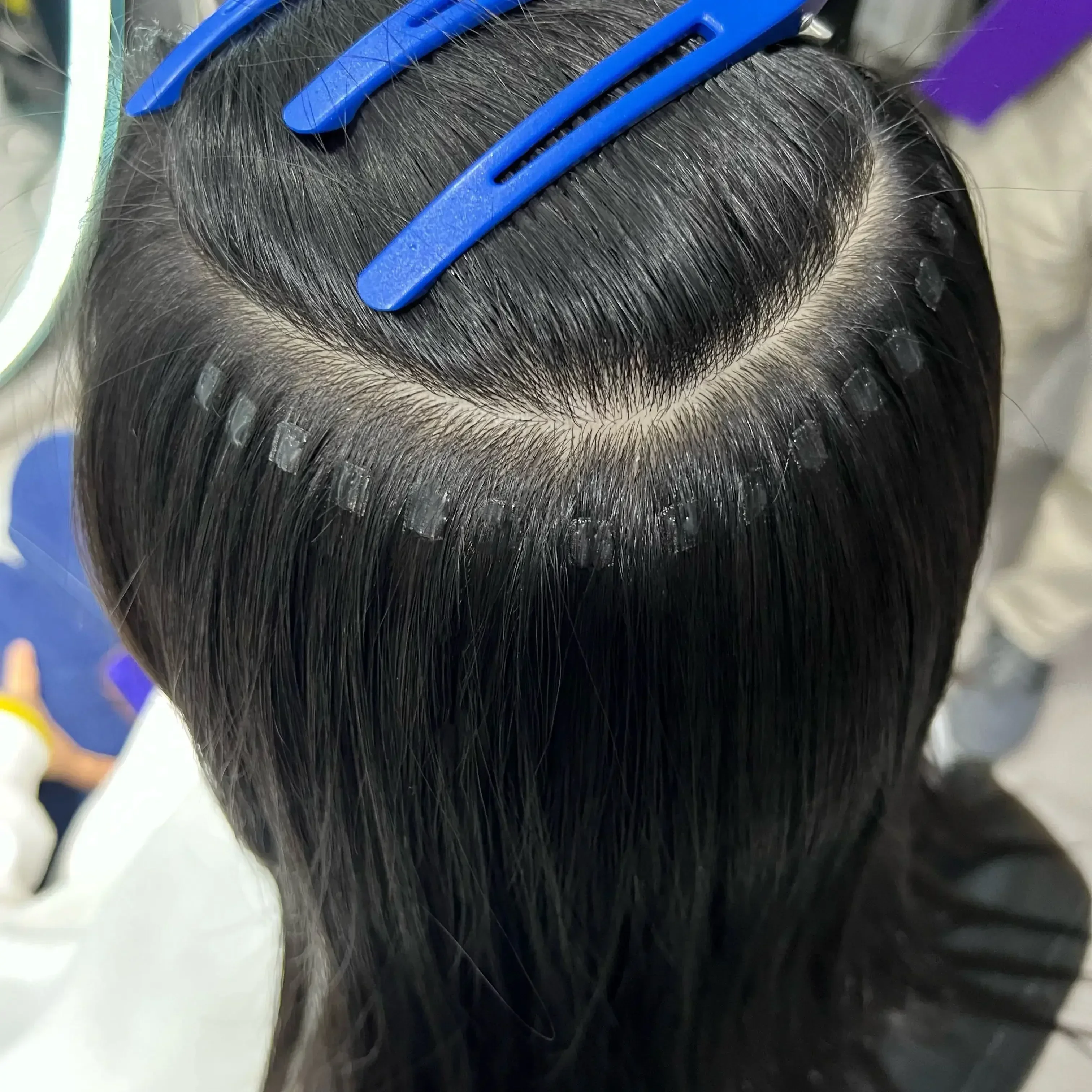 Herramienta cinta тканевые изделия из марка lanzan lasravel máquinas para pegar cabello extention v-light