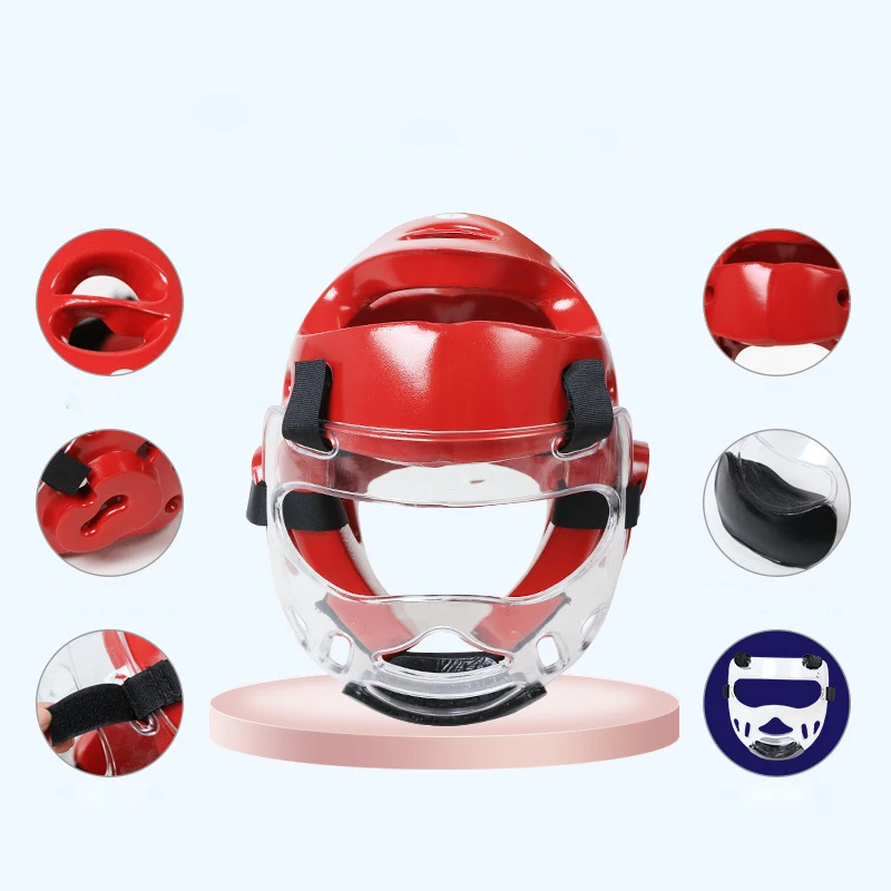 Профессиональный защитный шлем для снаряжения бокса тайского тхэквондо |