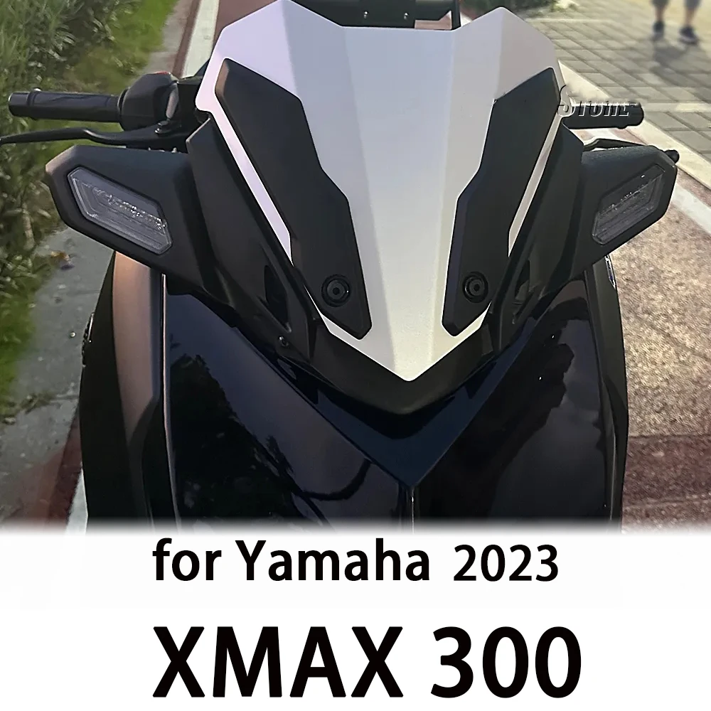 

XMAX 300 2023 Motorcycle Windshield for Yamaha XMAX300 Accessories X-MAX300 X-MAX Windscreen Front Wind Deflector Guard Aluminum