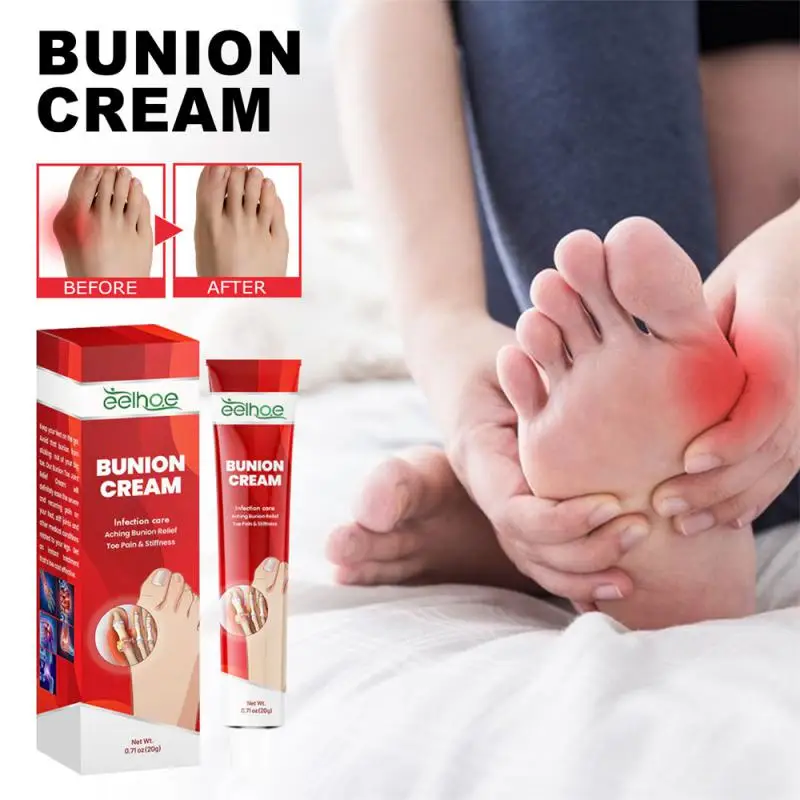 

2pcs Bunion Cream Toe Joint Valgus Corrector Cream Treat Gout Limb Stiffness Arthritis Thumb Pain Anti-inflammatory Ointments