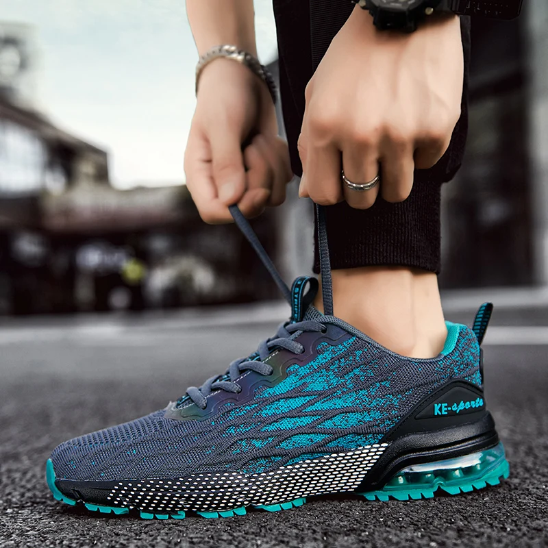 Men's Breathable Comfortable Casual Sneakers Adult Teenagers Outdoor Running Shoes Walking Shoes School Marathon Sports Shoes