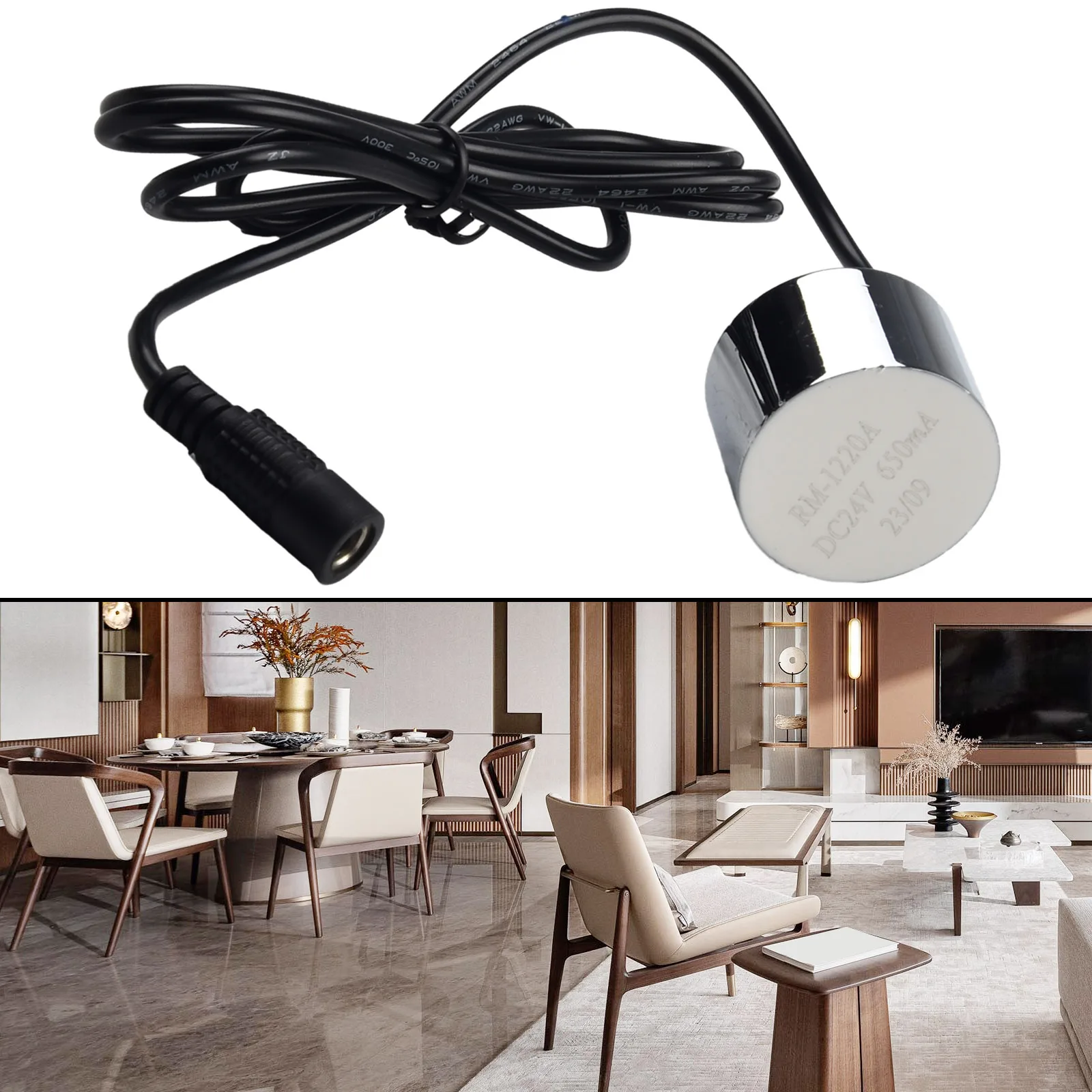 1 шт. металлический электрический пожарный преобразователь стеклянный диск для