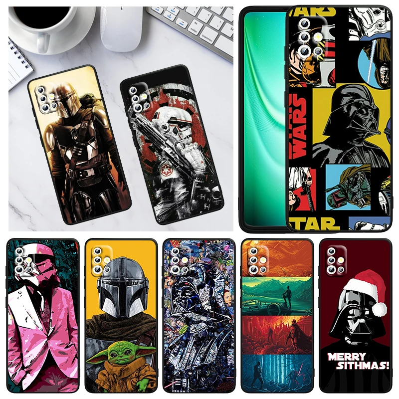 

Star Wars Jedi Knight For Samsung A73 A72 A71 A53 A52 A51 A42 A33 A32 A23 A22 A21S A13 A12 A03 A02 S A31 Black Phone Case