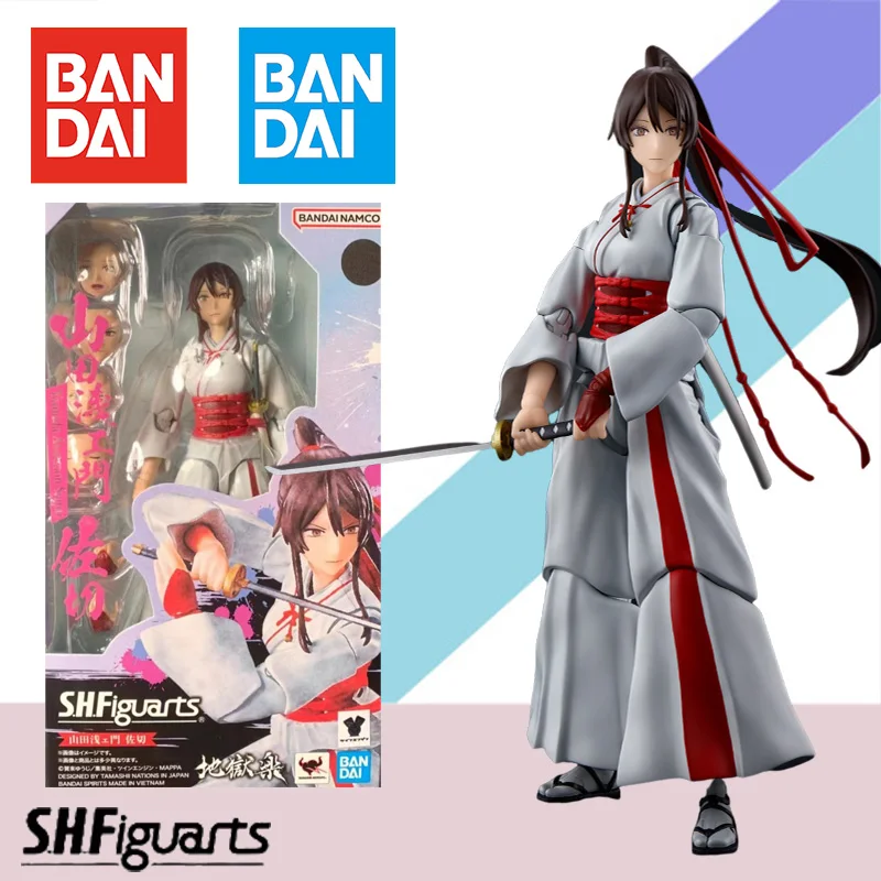 

Bandai Original S.H.Figuarts SHF Hell's Paradise Yamada Asaemon Sagiri Model PVC Anime Action Figure Finished Model Kit Toy Gift