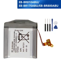 original replacement battery eb br800abu eb br170abu eb br810abu for samsung gear s4 sm r800 sm r810 sm r805 r800 r810 472mah