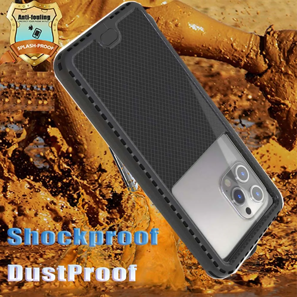 IP68 Waterproof Phone Cases for Redmi 10C 12C Case Swimming Diving Shockproof Cover Protective Shell Capa Coque