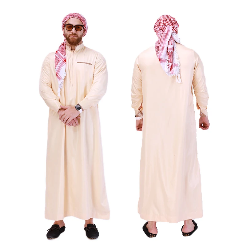 

Мусульманская одежда Jubba Thobes, арабское платье, одежда, марокканский кафтан, Дубайский молитвенный халат, мусульманские традиционные Абайи к...