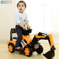 oimg electric excavator childrens simulation toy remote control easily children gift outdoor parent child activity equipment