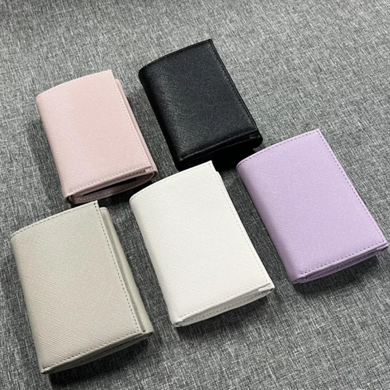 Двойной кошелек с зажимом для денег в японском и корейском стиле 2 1 мелочи