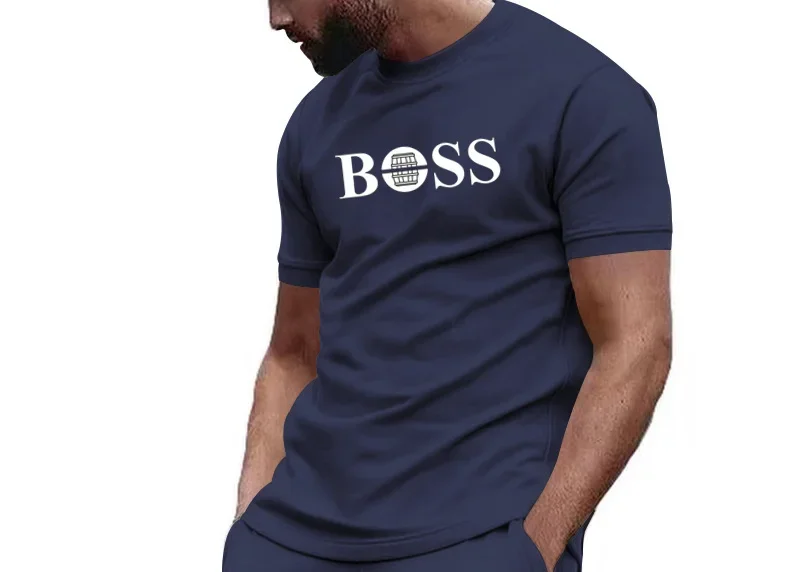 Мужская спортивная одежда из двух предметов комплект футболки с коротким