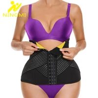 ningmi waist trainer for women waist cincher sweat band weight loss sauna belt neoprene slimming gridle gym corset body shaper