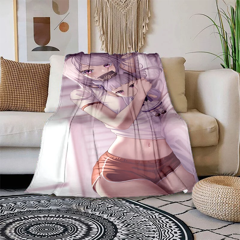 

Anime JK Sexy Poster R18 Uniform Comic Soft Blankets for Sofa Bed Flannel Throws Blanket All Season Light Bedroom Warm Decke