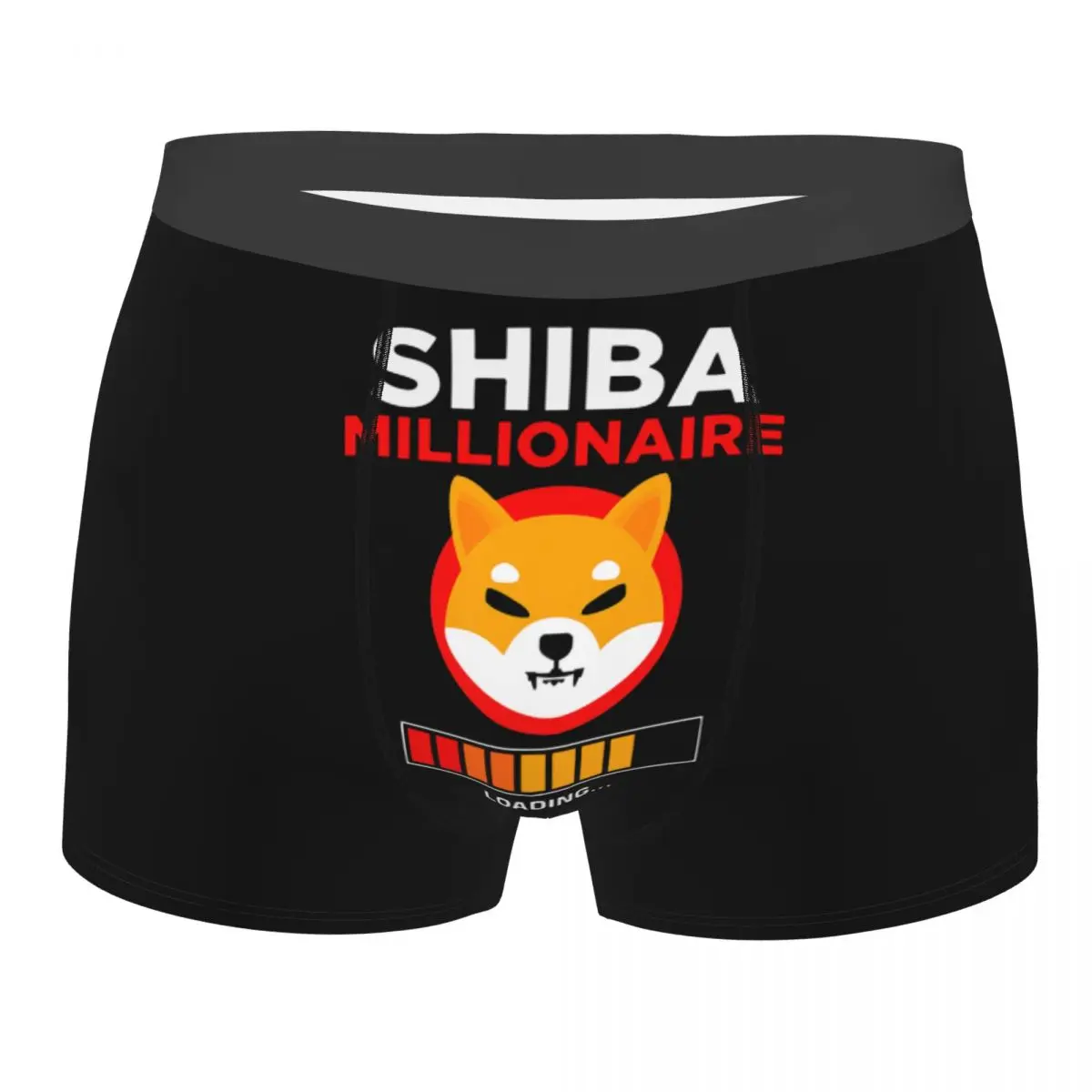 

Shiba Inu Coin Token Shib Army HODL Crypto Men Underwear SHIB Millionaire Loading Boxer Briefs Shorts Panties Male Underpants