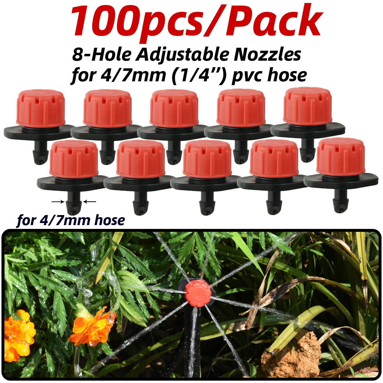 

KESLA регулируемый распылитель для орошения 4/7 мм