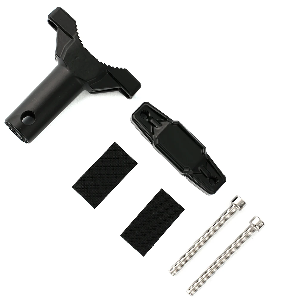 

Motorcycle Headlight Brackets Motorcycle Parts 1 PCS With 2PCS Rubber Mat With 2Pcs Rubber Mat 1 Pc Black CNC Aluminum Alloy