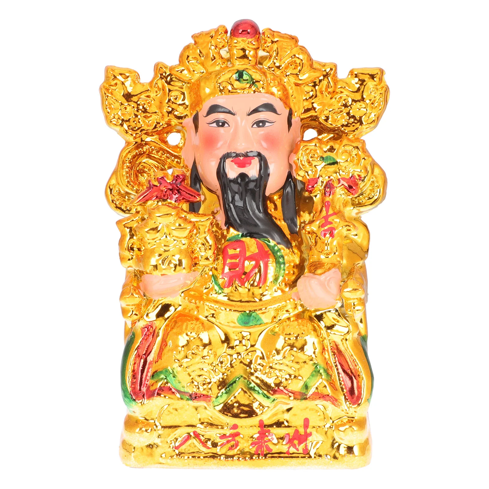 

Statue Wealth Godchinese Figurine Decor Caishen Good Shui Feng Fortune Shen Luckyornamentfigurines Decoration Luck Desktop Guan