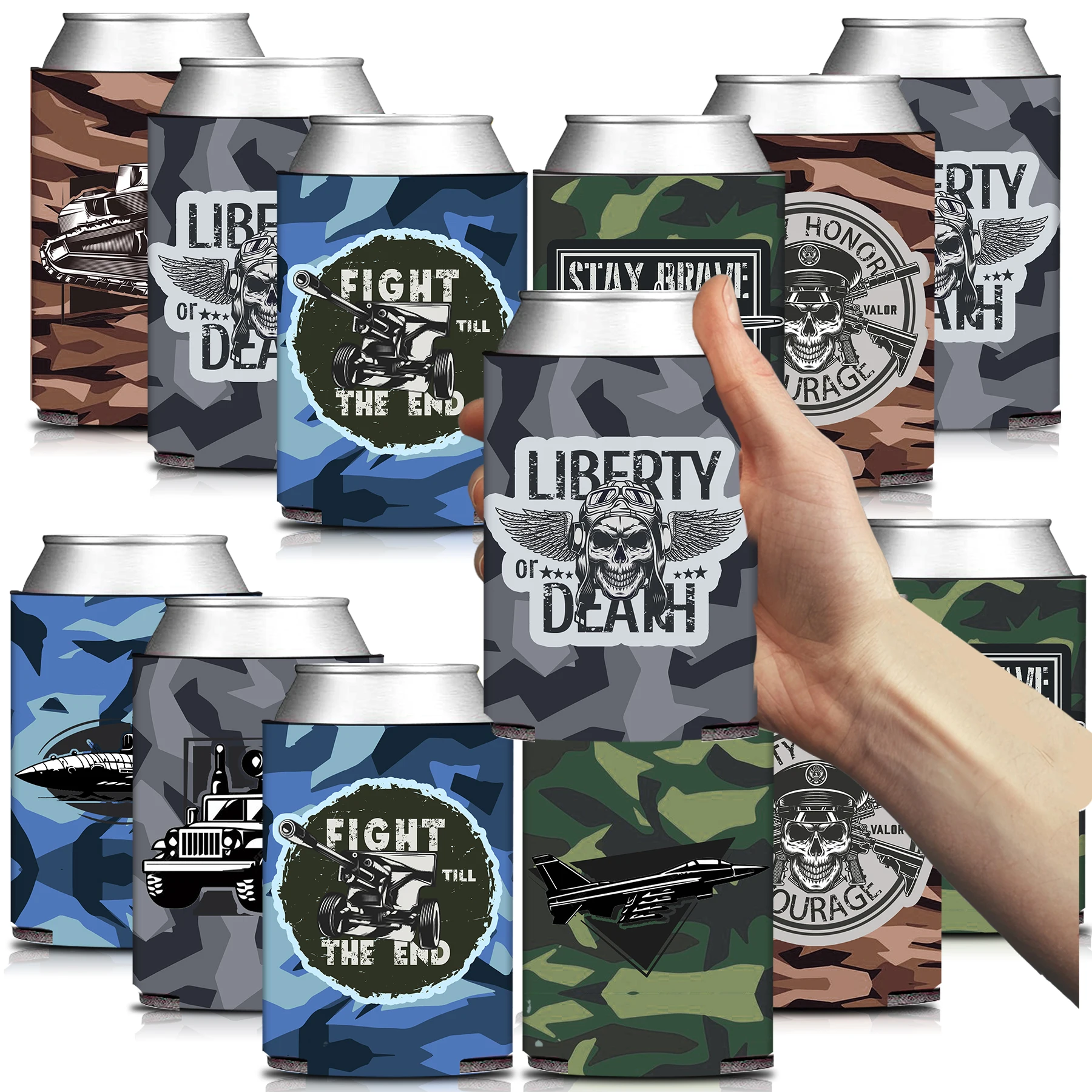 12 Упаковок Камуфляжные Военные Армейские Аксессуары Для Вентиляторов