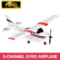 rc airplane model xk f949 2 4g 3channel gyro cessna 182 electric rc plane glider throwing wingspan epp foam plane fixed wing rtf