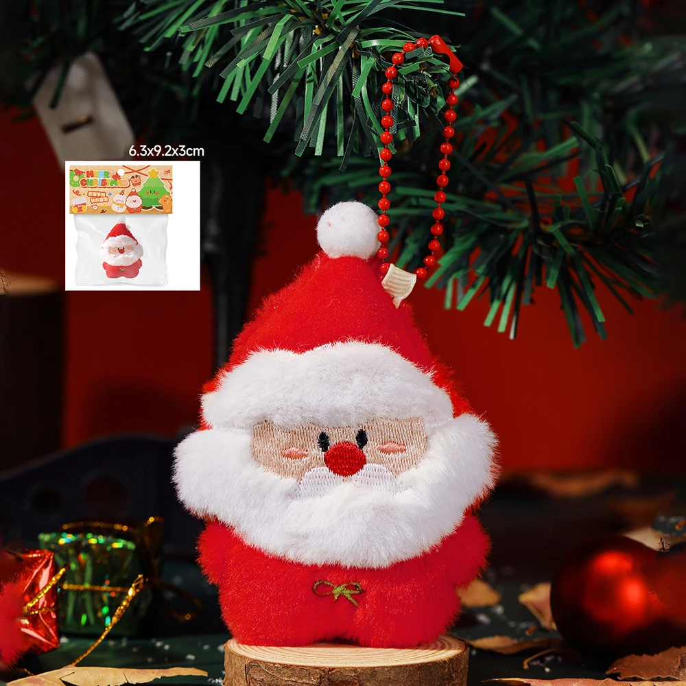 Плюшевый рождественский кулон D331B