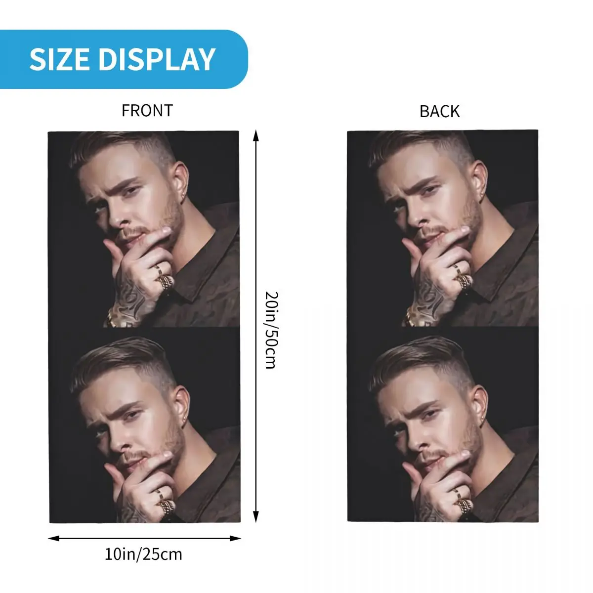 Egor kязычковый русский рэпер бандана на шею гетры для пеших прогулок езды