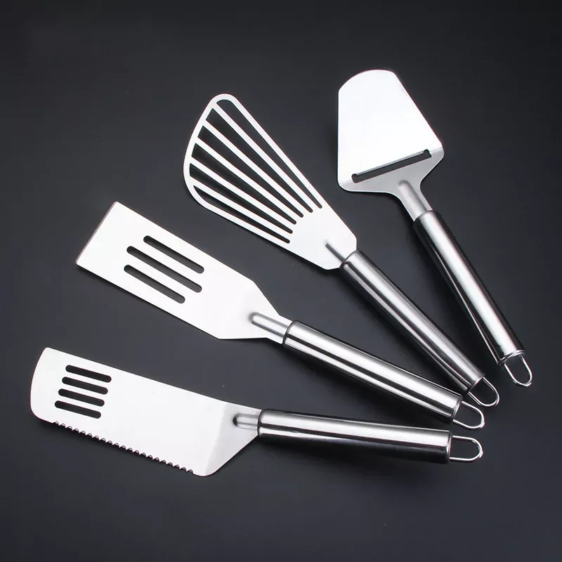

NEW2022 High Quality Stainless Steel Cheese Grater Slicer Steak Pizza Shovel Multi-Purpose Flipper Steak Shovel Cooking Kitchen