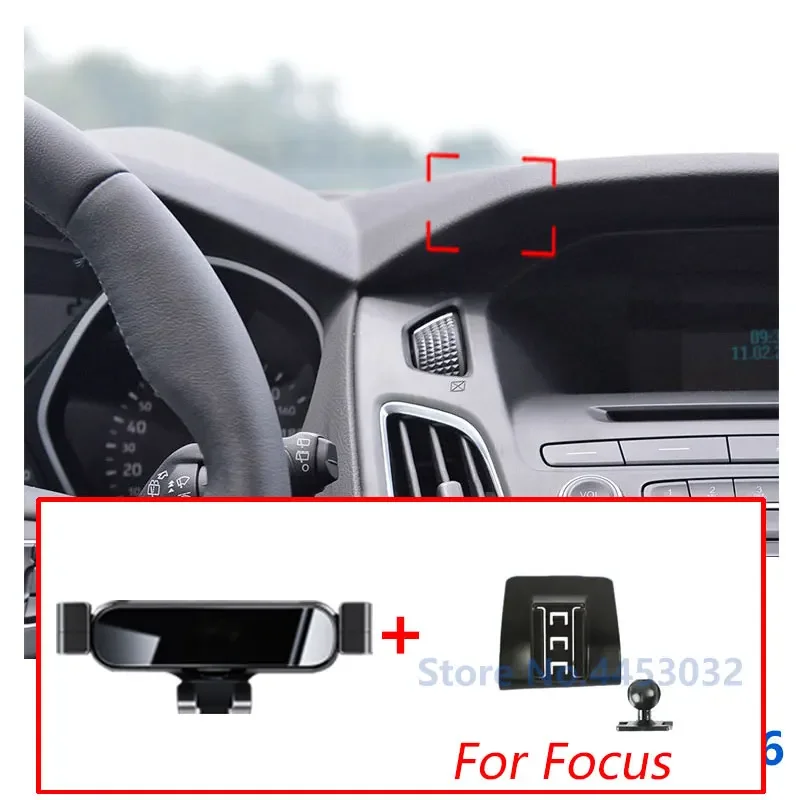 

Автомобильный держатель для телефона Ford Focus Mk3 2012-2016, специальный фиксированный кронштейн, основание, гравитационная подставка GPS, аксессуары для интерьера