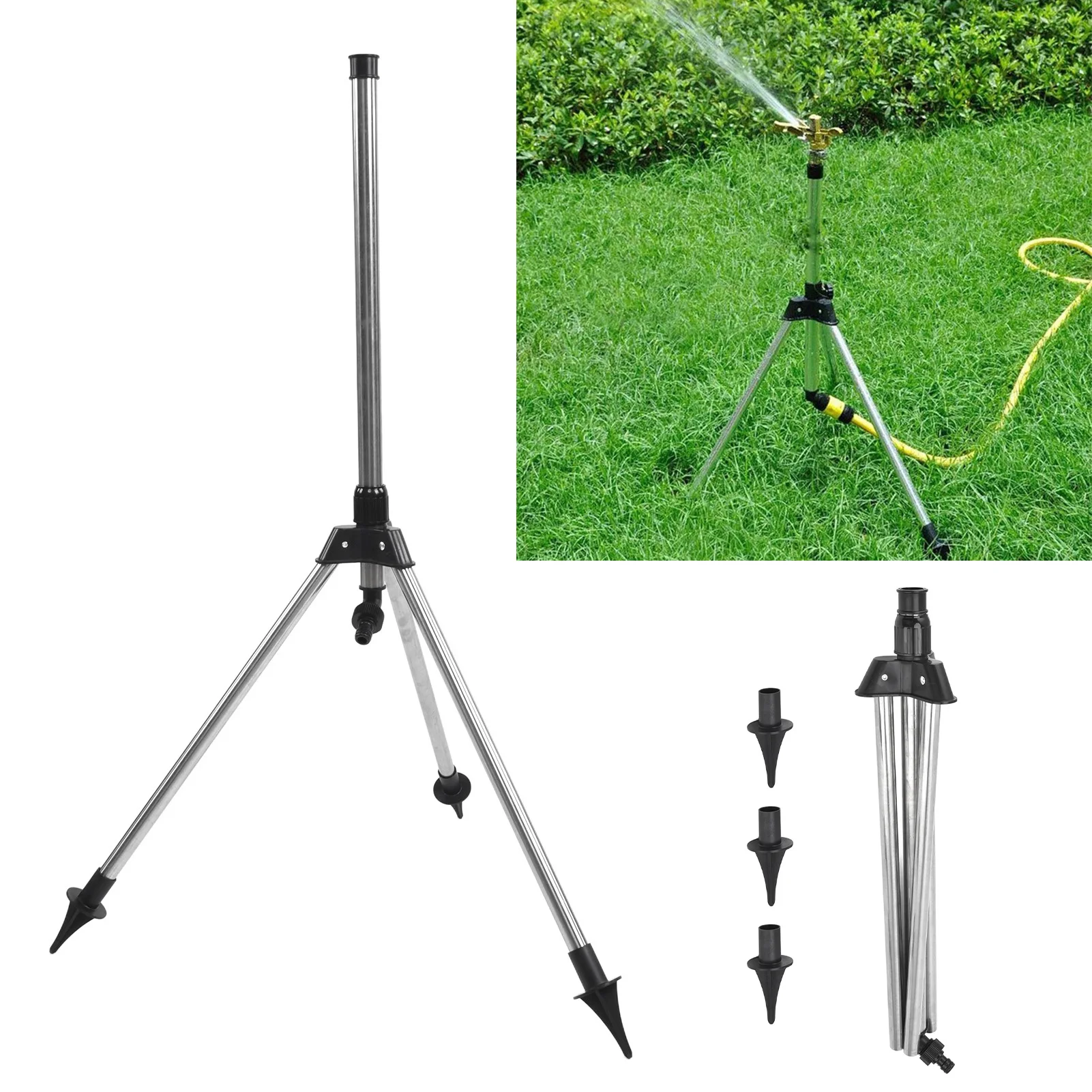 Трипод для полива растений штатив с резьбой G1/2 дюйма сада двора патио газона