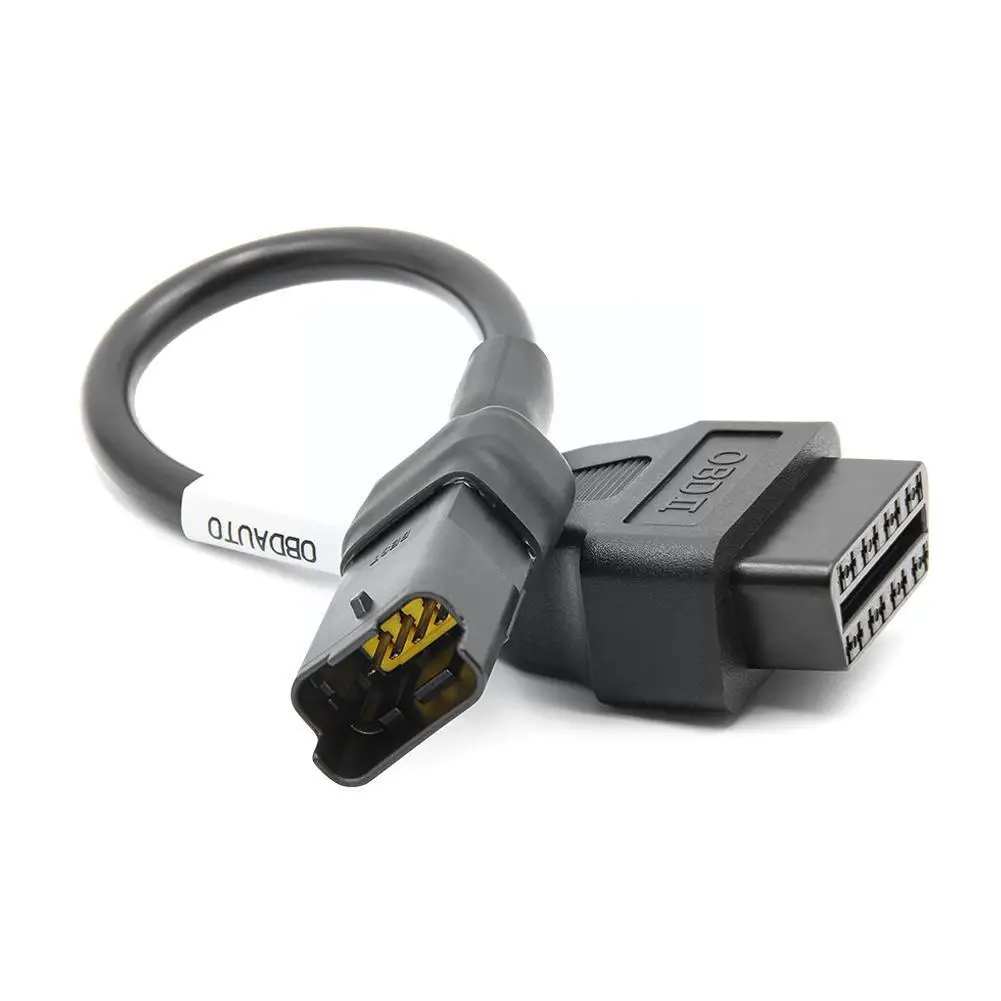 

4-контактный адаптер OBD для мотоциклов, диагностический кабель OBD2, удлинительные разъемы для Ducati, 4-контактный разъем OBD2, диагностический E0I8