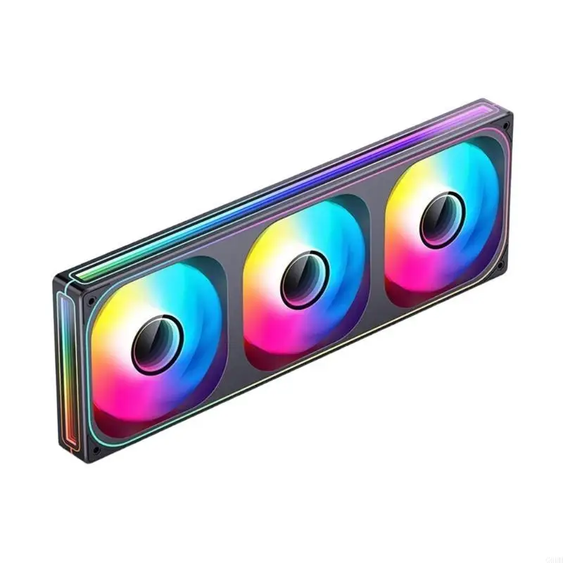 Фото G6DD Advanced 120 240 360 Однокорпусный вентилятор Вентилятор с RGB-подсветкой 1/2/3 x 120 мм Конструкция с высоким статическим №5