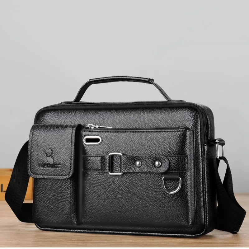 

New Business Handbags Crossbody Bags for Men Bags Vegan Leather Man Shoulder Bag Male Casual Sling Messenger Bags Luxury Brand