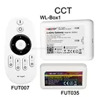 MiBoxer Беспроводная Светодиодная лента с регулируемой цветовой температурой CCT, 4 зоны, 2,4 ГГц, Радиочастотный пульт дистанционного управленияAPP WiFi  Alexa Google Голосовое управление