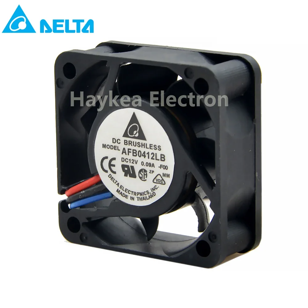 Для delta AFB0412LB 4 см 40 мм DC 12 В 0.09A 40*40*15 двойной шарикоподшипник вентилятор 4015