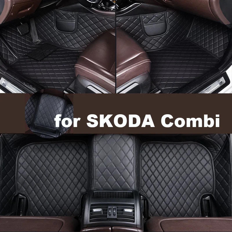 

Autohome Car Floor Mats For SKODA Combi 2009-2015 Year Upgraded Version Foot Coche Accessories Carpetscustomized