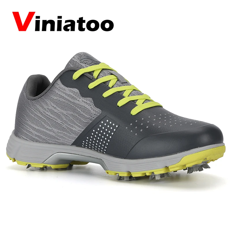 

New Quality Golf Shoes Spikes Men Waterproof Golf Sneakers Size Plus 39-48 Golfers Sport Shoes Luxury Walking Sneakers