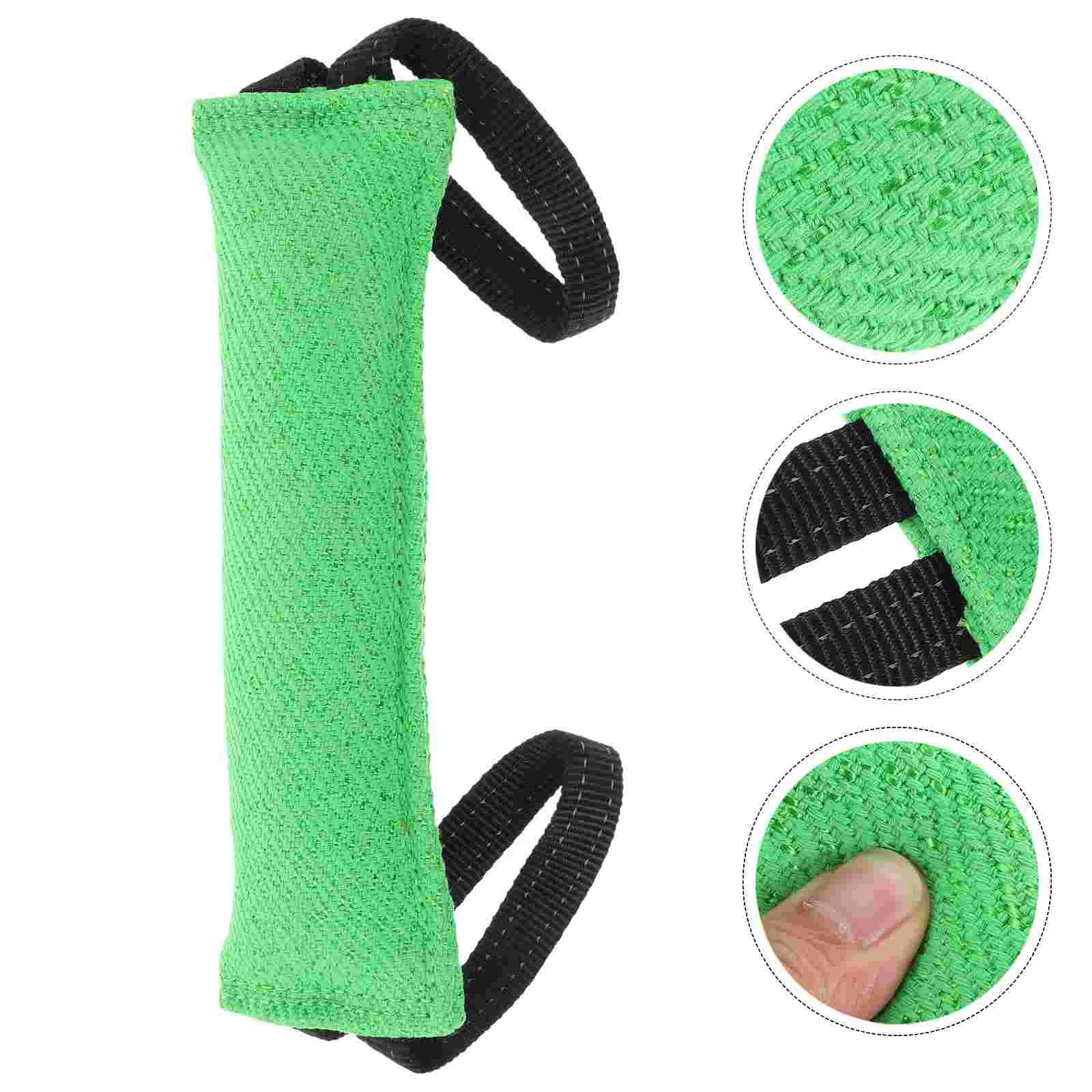 

Dog Training Bite Pet Molar Puppy Bite Resistant Tug Dog Plaything (Green)